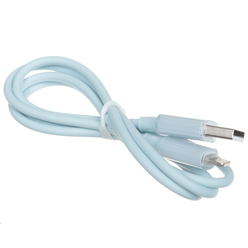 Купить Кабель круглый Borofone Lightning 8-pin - USB 2.0 Type-A голубой 1 м  9238182. Характеристики, отзывы и цены в Донецке