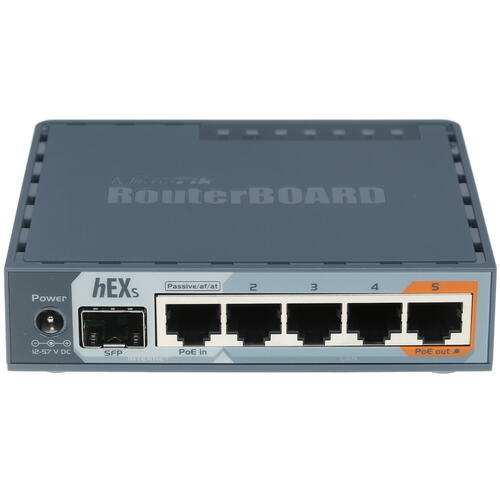 Купить Маршрутизатор Mikrotik hEX S  1256927. Характеристики, отзывы и цены в Донецке