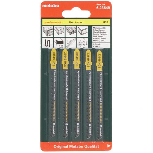 Купить Пилки для лобзика Metabo T244D 623649000  1153242. Характеристики, отзывы и цены в Донецке