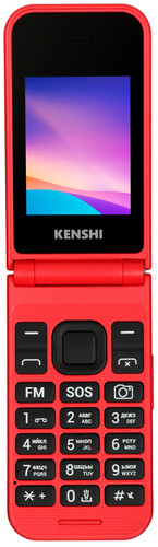 Купить Сотовый телефон KENSHI F241 красный/черный  9045523. Характеристики, отзывы и цены в Донецке