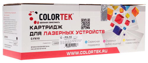 Купить Картридж лазерный Colortek FX-10 черный  1076223. Характеристики, отзывы и цены в Донецке