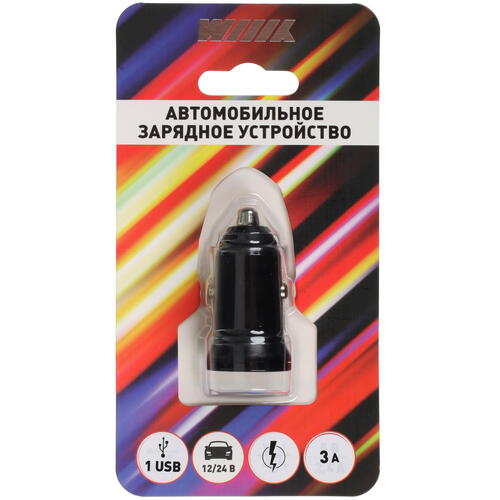 Купить Автомобильное ЗУ WIIIX UCC-4-1-11 черный  5078242. Характеристики, отзывы и цены в Донецке