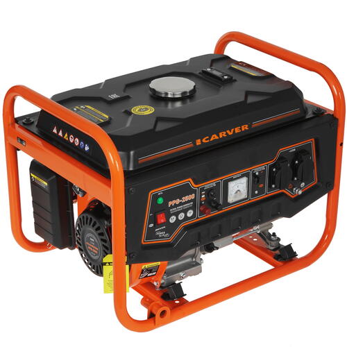 Купить Электрогенератор   бензиновый Carver PPG-2500  1081875. Характеристики, отзывы и цены в Донецке