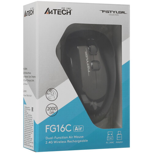 Купить Мышь беспроводная A4Tech Fstyler FG16C Air  5435539. Характеристики, отзывы и цены в Донецке