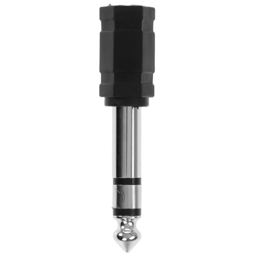 Купить Адаптер   Perfeo jack 6.3 мм - jack 3.5 мм черный  5498016. Характеристики, отзывы и цены в Донецке