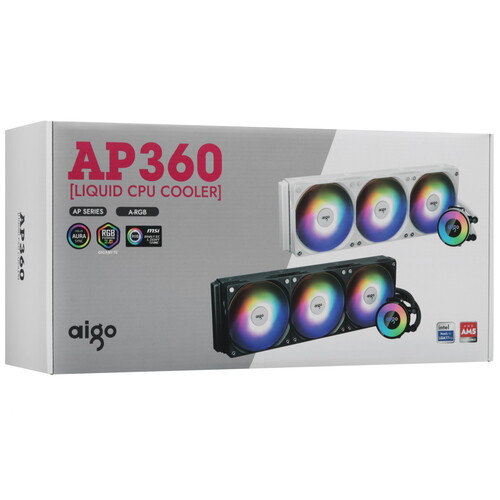 Купить Система охлаждения AIGO AP360 черная  5482453. Характеристики, отзывы и цены в Донецке