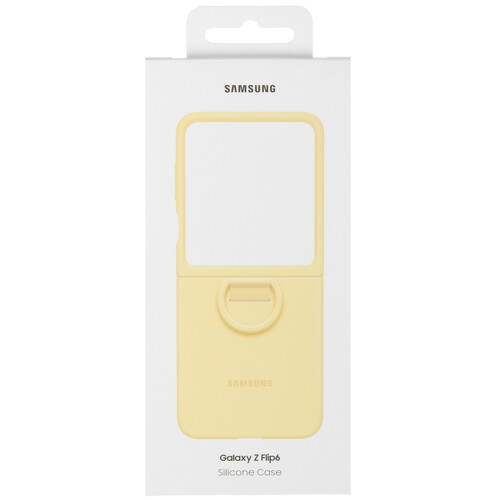 Купить Накладка  Samsung Silicone Case для Samsung Galaxy Z Flip6 желтый  5472512. Характеристики, отзывы и цены в Донецке