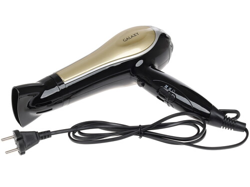 Купить Фен Galaxy GL4316 черный/золотистый  1069666. Характеристики, отзывы и цены в Донецке
