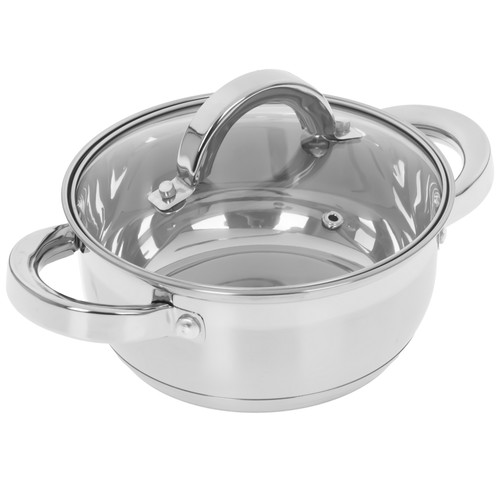 Купить Кастрюля Appetite Rondy SH07163 1.5 л 14 см серый  9294711. Характеристики, отзывы и цены в Донецке