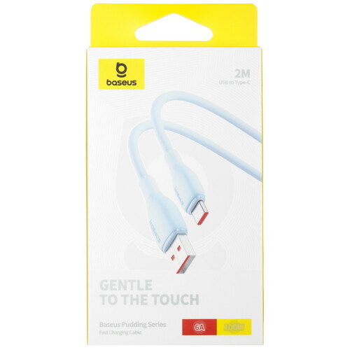 Купить Кабель круглый Baseus USB Type-C - USB 2.0 Type-A голубой 2 м  5495764. Характеристики, отзывы и цены в Донецке