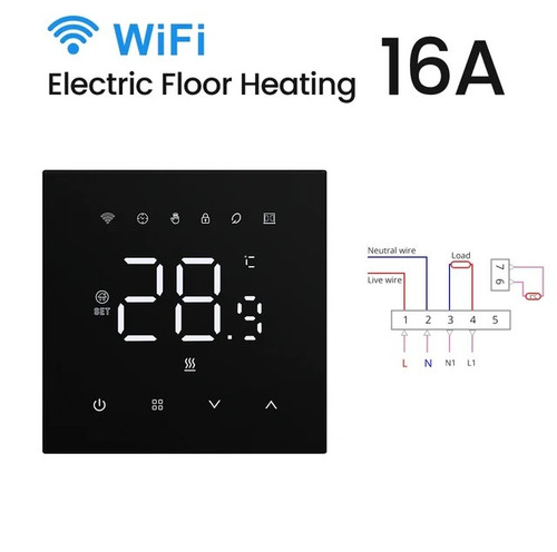 Купить Умный терморегулятор AVATTO WT410-16A-B  5633968. Характеристики, отзывы и цены в Донецке