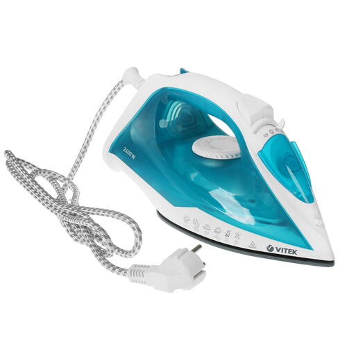 Купить Утюг VITEK VT-8336 бирюзовый  5354347. Характеристики, отзывы и цены в Донецке