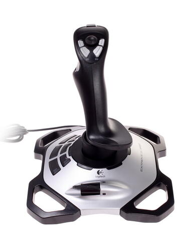 Купить Джойстик Logitech Extreme 3D Pro черный  0165909. Характеристики, отзывы и цены в Донецке