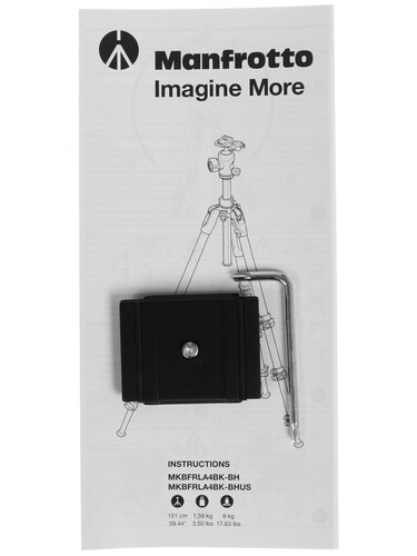 Купить Штатив Manfrotto MKBFRLA4BK-BH черный  1236230. Характеристики, отзывы и цены в Донецке