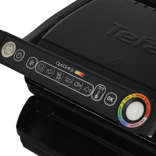 Купить Гриль Tefal Optigrill+ GC712812 черный  9964135. Характеристики, отзывы и цены в Донецке