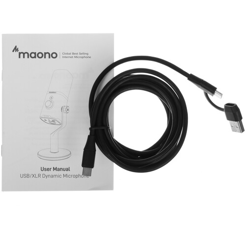 Купить Микрофон Maono PD100X RGB черный  5488342. Характеристики, отзывы и цены в Донецке
