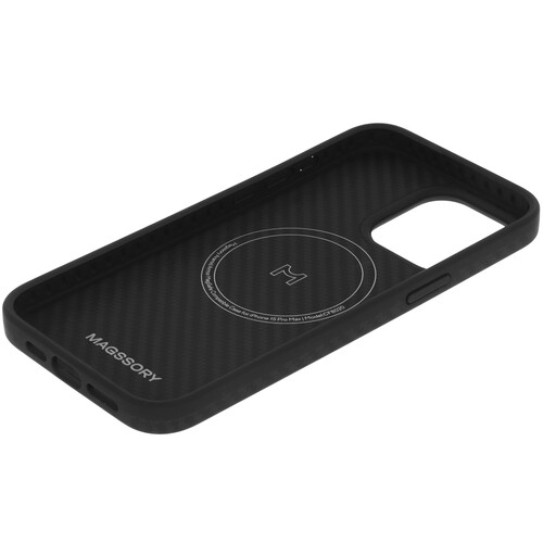 Купить Накладка  Magssory Aramid Case для Apple iPhone 15 Pro Max черный  9176143. Характеристики, отзывы и цены в Донецке