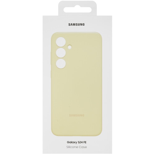 Купить Накладка  Samsung Silicone Case для Samsung Galaxy S24 FE желтый  5495199. Характеристики, отзывы и цены в Донецке