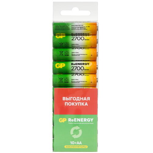 Купить Аккумулятор GP 270AAHC-CRB10 2700 мА*ч  5634201. Характеристики, отзывы и цены в Донецке