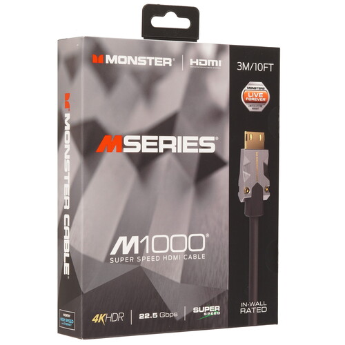 Купить Кабель  Monster HDMI - HDMI, 3 м  5497371. Характеристики, отзывы и цены в Донецке