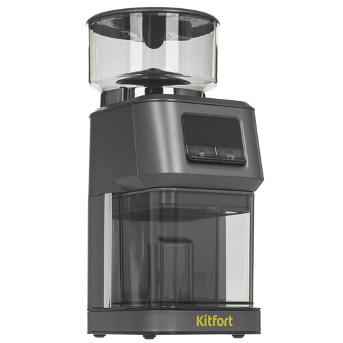 Купить Кофемолка электрическая Kitfort КТ-7555 черный  9259060. Характеристики, отзывы и цены в Донецке