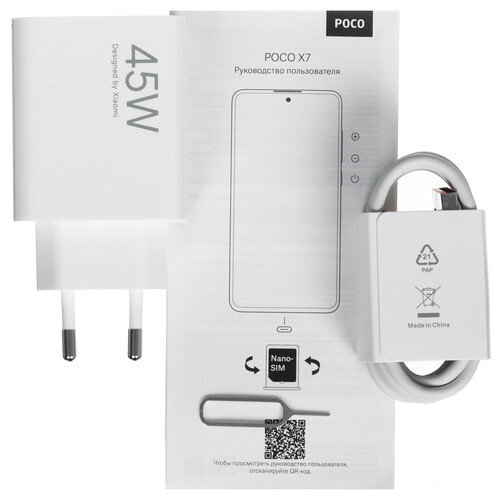 Купить 6.67" Смартфон POCO X7 256 ГБ зеленый  5606819. Характеристики, отзывы и цены в Донецке