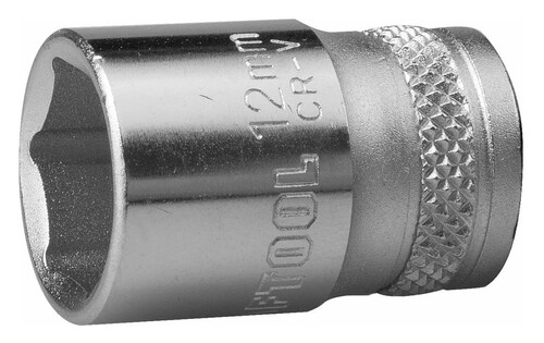 Купить Торцовая головка KRAFTOOL INDUSTRIE QUALITAT, Cr-V, FLANK, хромосатинированная, 1/4, 12 мм  9012666. Характеристики, отзывы и цены в Донецке