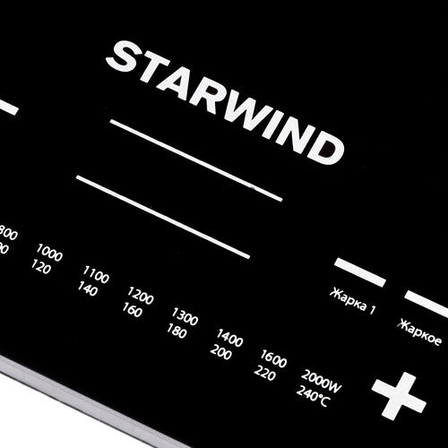 Купить Плита компактная электрическая Starwind STI-1001 черный  5336055. Характеристики, отзывы и цены в Донецке