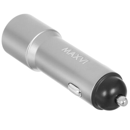 Купить Автомобильное ЗУ Maxvi CCM-M242 серебристый  5366931. Характеристики, отзывы и цены в Донецке