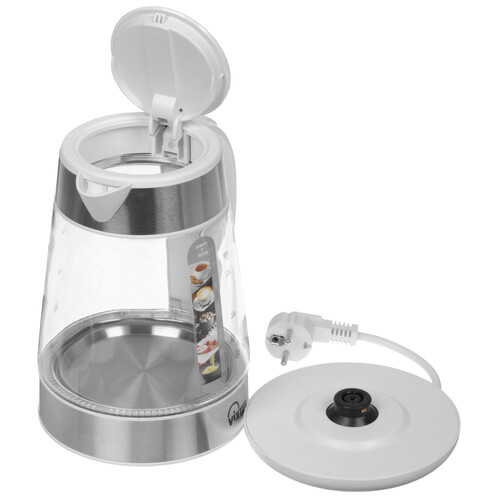 Купить Электрочайник VIXTER KT-2500 белый  9179095. Характеристики, отзывы и цены в Донецке