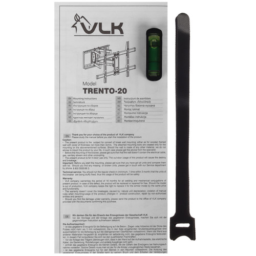 Купить Кронштейн для ТВ VLK TRENTO-20 черный  4827798. Характеристики, отзывы и цены в Донецке