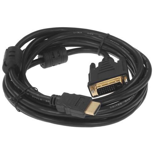 Купить Кабель  5Bites HDMI - DVI-D, 3 м  9286431. Характеристики, отзывы и цены в Донецке