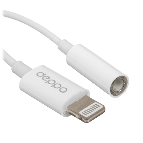 Купить Кабель   Deppa Lightning - jack 3.5 мм белый  5625736. Характеристики, отзывы и цены в Донецке