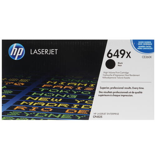 Купить Картридж лазерный HP 649X (CE260X) черный, с чипом  1012025. Характеристики, отзывы и цены в Донецке