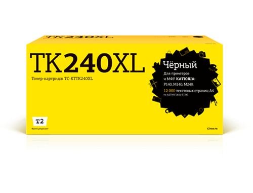 Купить Картридж лазерный T2 TK240XL черный, с чипом  9316117. Характеристики, отзывы и цены в Донецке