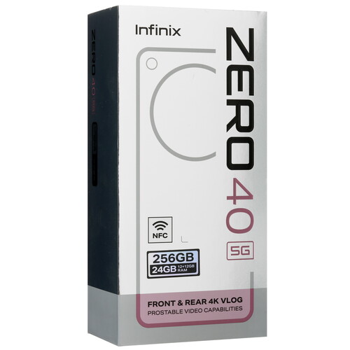 Купить 6.78" Смартфон Infinix ZERO 40 5G 256 ГБ серый  5479913. Характеристики, отзывы и цены в Донецке
