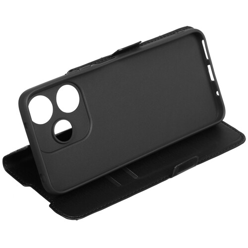 Купить Чехол-книжка  DF Flip Case для POCO M6/ Xiaomi Redmi 13 черный  5467250. Характеристики, отзывы и цены в Донецке