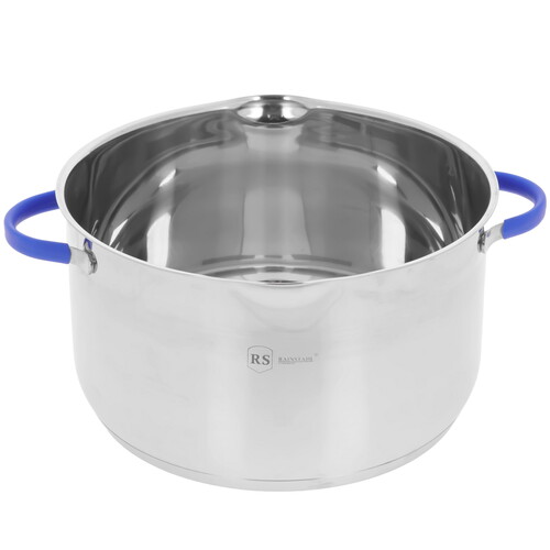 Купить Кастрюля Rainstahl RS\CS 2105-26 7.5 л 26 см серебристый  9151791. Характеристики, отзывы и цены в Донецке