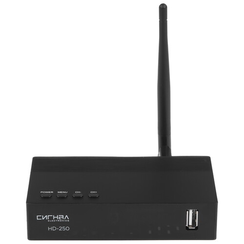 Купить Приставка для цифрового ТВ Сигнал HD-250 черный  5469895. Характеристики, отзывы и цены в Донецке