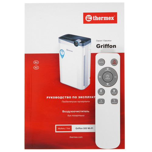 Купить Очиститель воздуха Thermex Griffon 500 Wi-Fi белый  9066635. Характеристики, отзывы и цены в Донецке