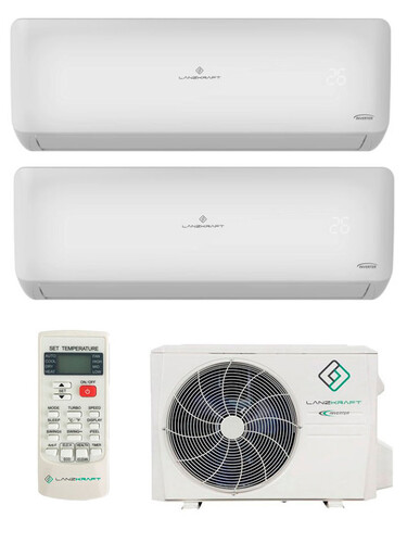 Купить Кондиционер настенный мультисплит-система Laznkraft LMO2-50A1/LMWM-25B1/LMWM-25B1 белый  9121765. Характеристики, отзывы и цены в Донецке