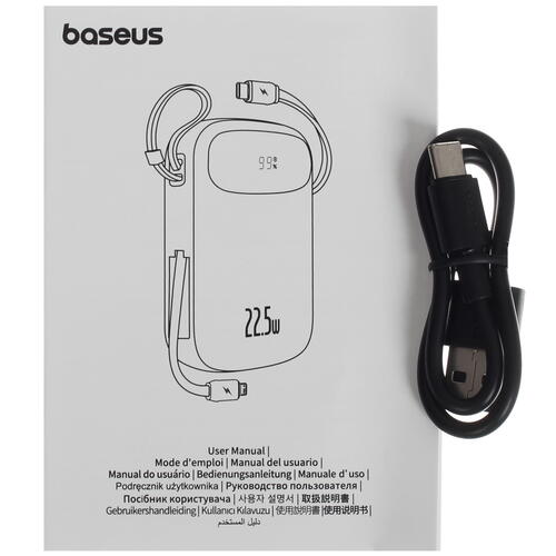 Купить Портативный аккумулятор Baseus Qpow2 черный  5428755. Характеристики, отзывы и цены в Донецке