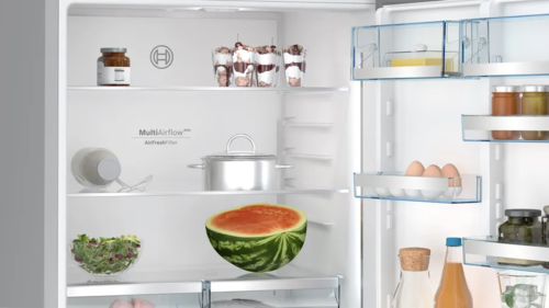 Купить Холодильник с морозильником   Bosch KGP76AIC0N серебристый  9258308. Характеристики, отзывы и цены в Донецке