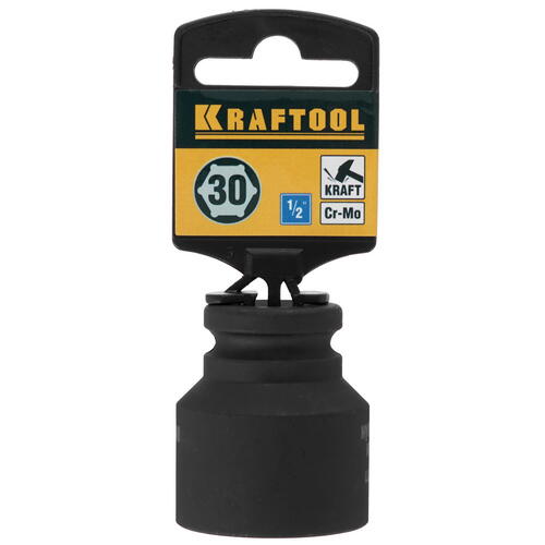 Купить Торцовая головка KRAFTOOL INDUSTRIE QUALITAT ударная (1/2), FLANK, Cr-Mo, фосфатированная, 30 мм  9012704. Характеристики, отзывы и цены в Донецке