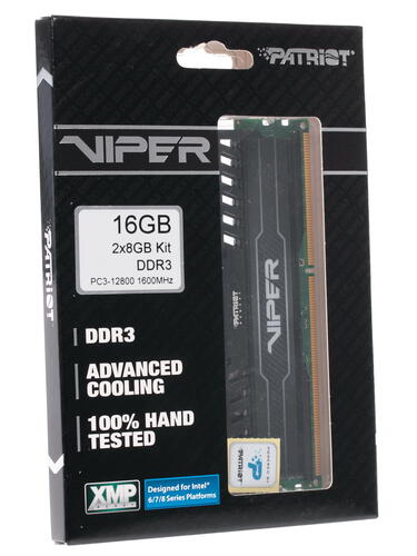 Купить Оперативная память Patriot Viper 3 [PV316G160C0K] 16 ГБ  1069062. Характеристики, отзывы и цены в Донецке