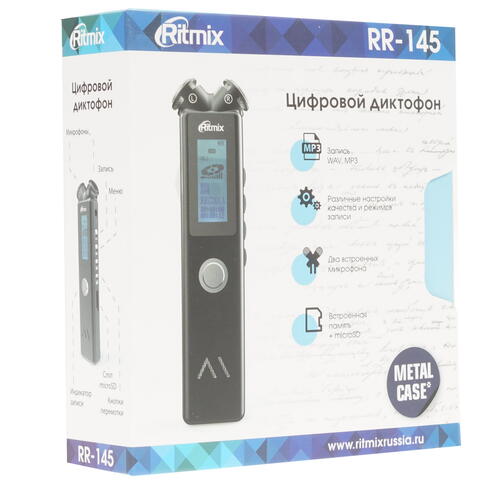 Купить Диктофон Ritmix RR-145  1277039. Характеристики, отзывы и цены в Донецке