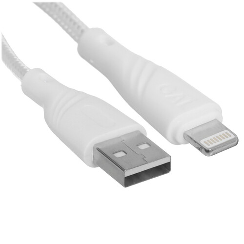 Купить Кабель круглый GAL Lightning 8-pin - USB 3.2 Gen 1 Type-A белый 2 м  5485638. Характеристики, отзывы и цены в Донецке