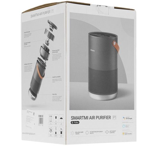 Купить Очиститель воздуха Smartmi Air Purifier P1 ZMKQJHQP11 серый  5335995. Характеристики, отзывы и цены в Донецке