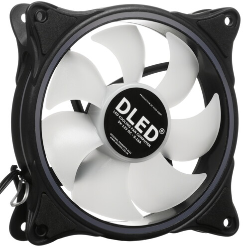 Купить Вентилятор DLED V3 [10394] черный  9174982. Характеристики, отзывы и цены в Донецке