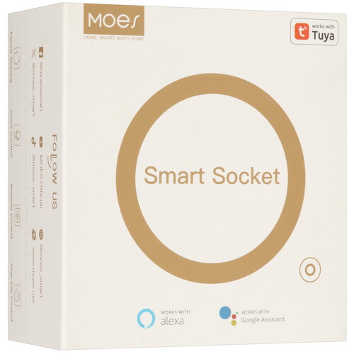Купить Умная розетка MOES ZK-EU  5635807. Характеристики, отзывы и цены в Донецке